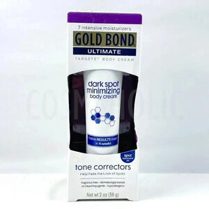 Gold Bond Ultimate Dark Spot Minimizing Body Cream Tone Corrector 2 oz 56g